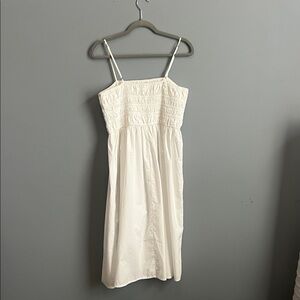 Abound Ivory Midi Dress with Delicate Straps